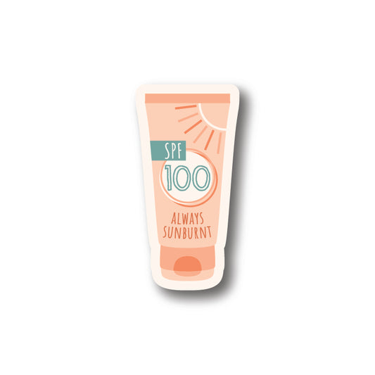 Sunscreen Bottle Sticker