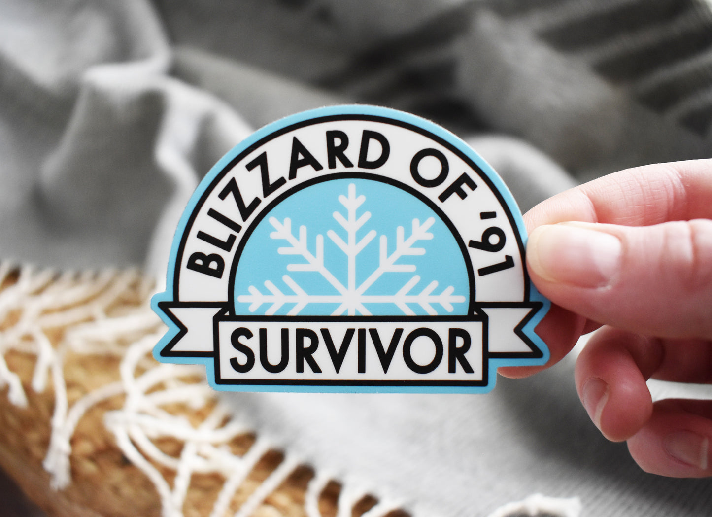 Blizzard of '91 Survivor Sticker