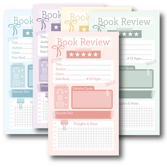 Book Review Notepad - Scrapbook