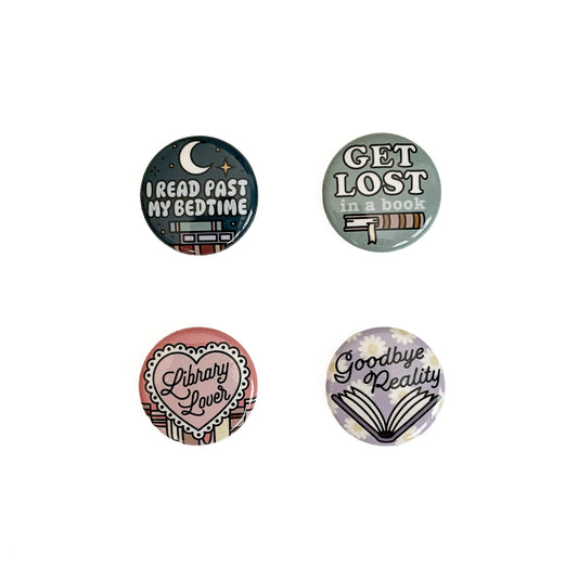 Bookish Buttons