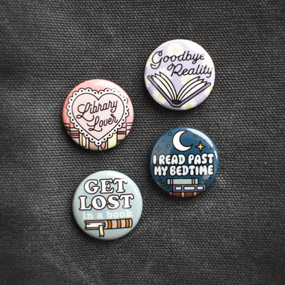 Bookish Buttons
