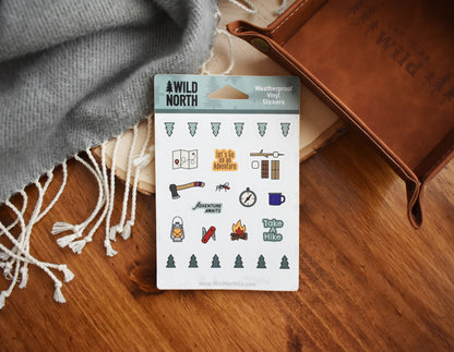 Mini Camping Sticker Sheet