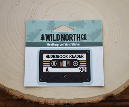 Audiobook Cassette Tape Sticker