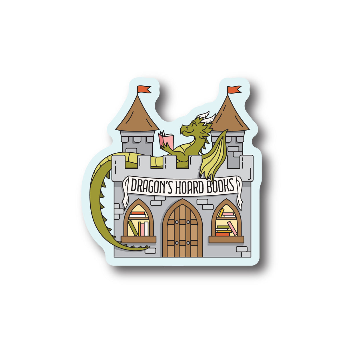 Dragon's Hoard Bookstore Sticker
