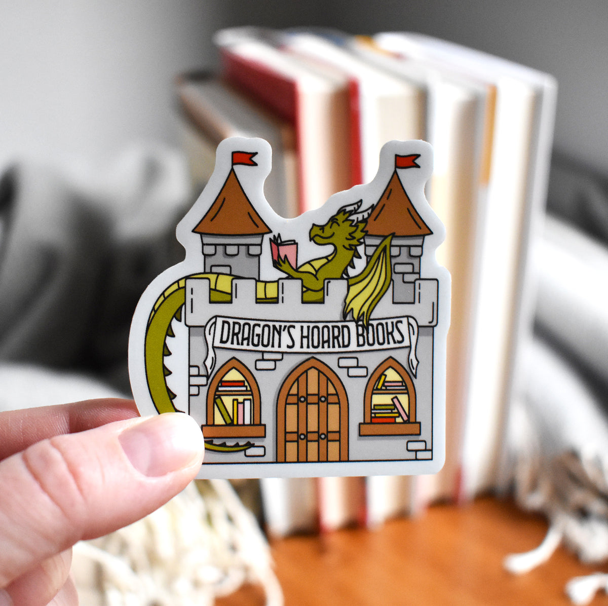 Dragon's Hoard Bookstore Sticker