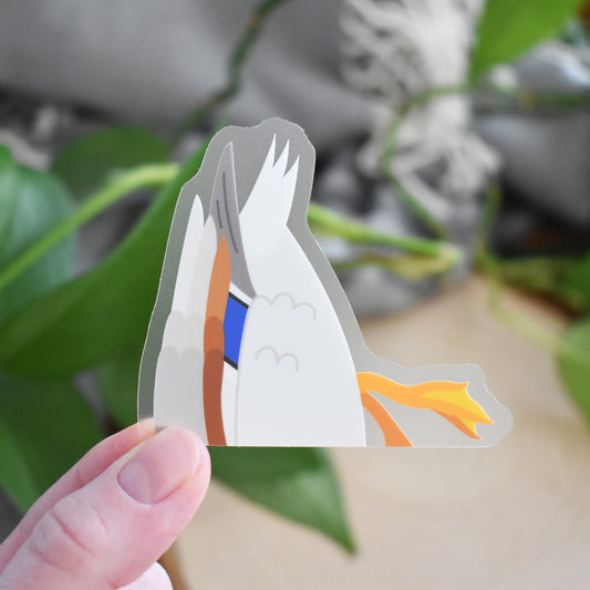 Duck Butt Sticker
