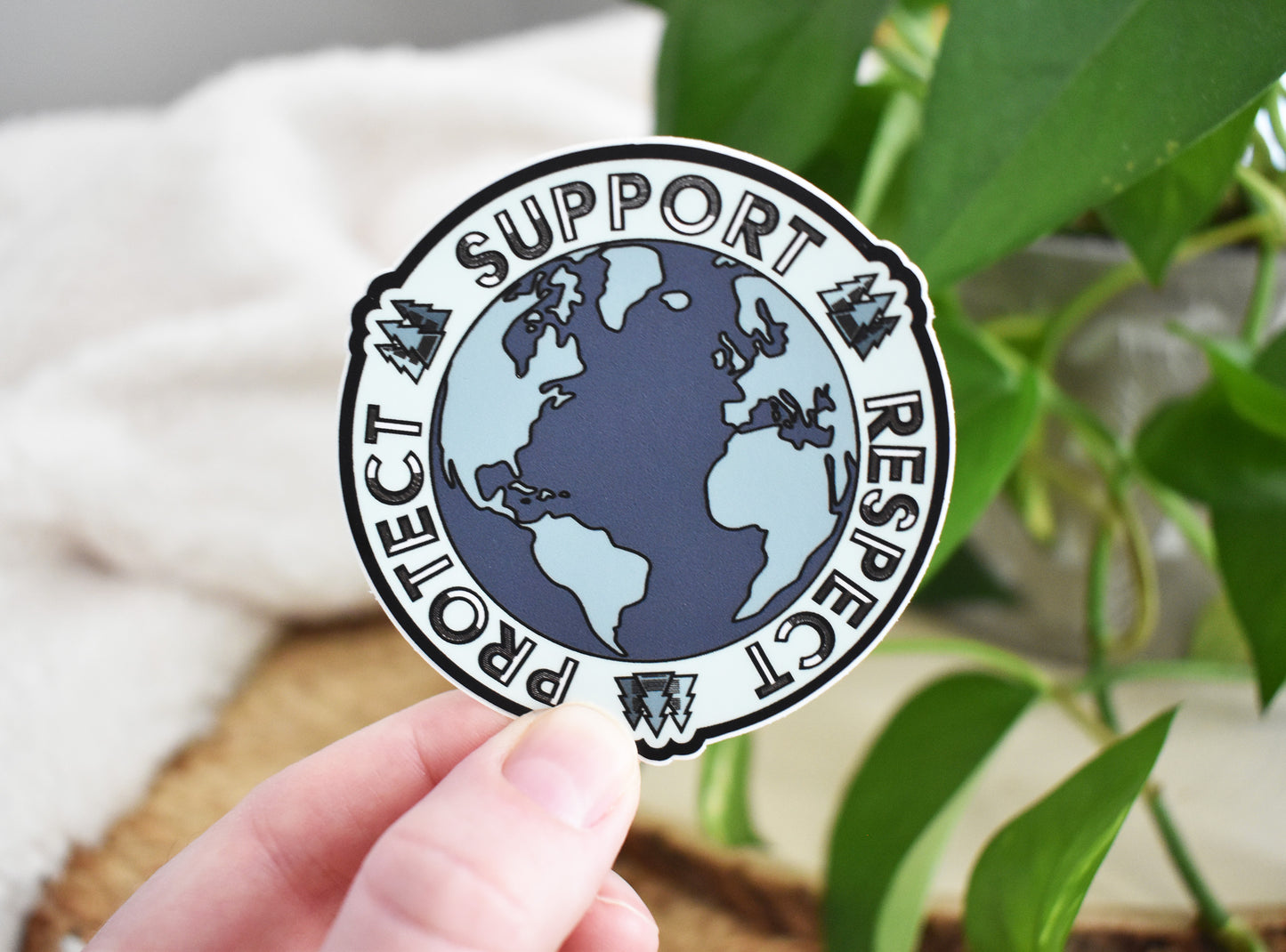Support, Respect, Protect Sticker