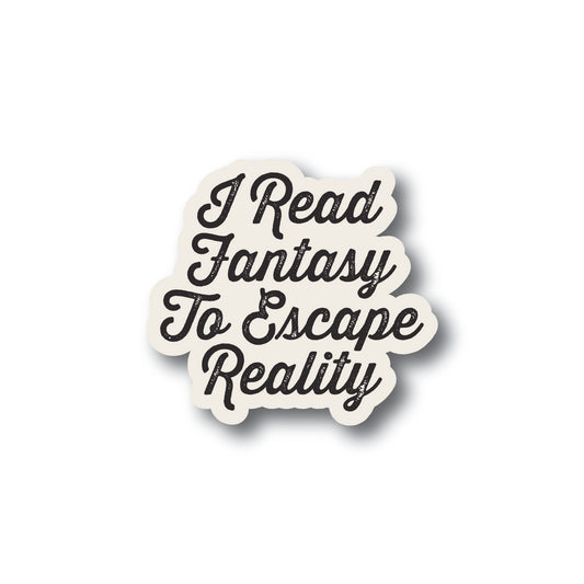 Fantasy Vs Reality Sticker