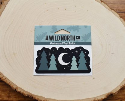 Night Forest Sticker