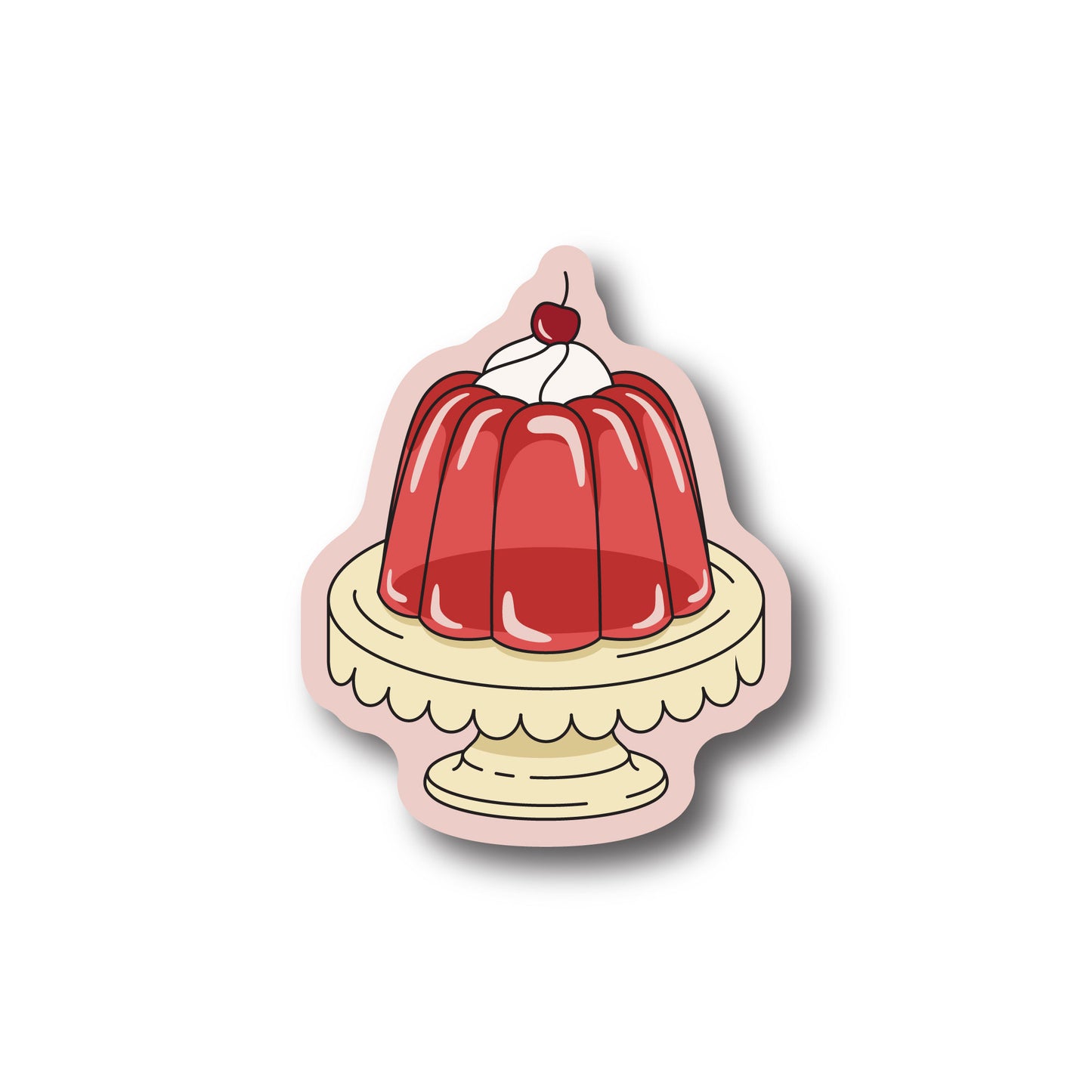 Gelatin Dessert Sticker