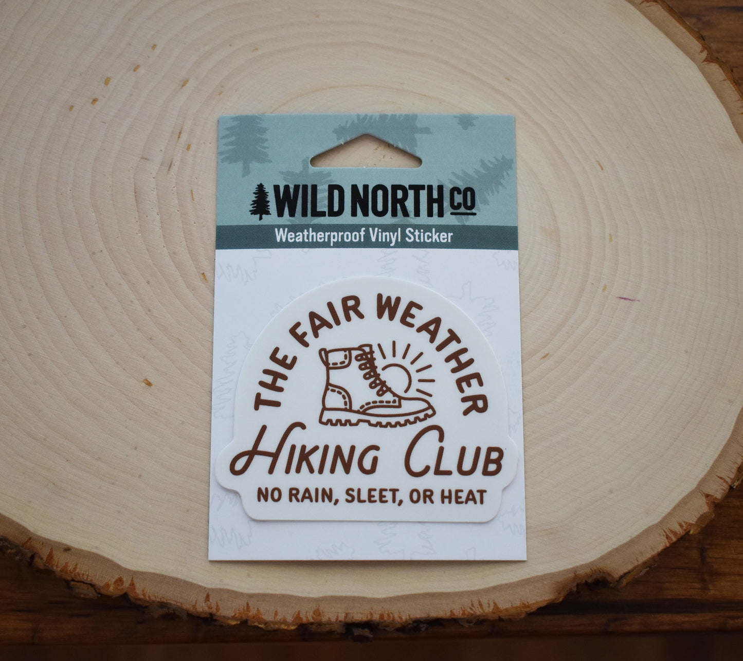 Hiking Club Sticker