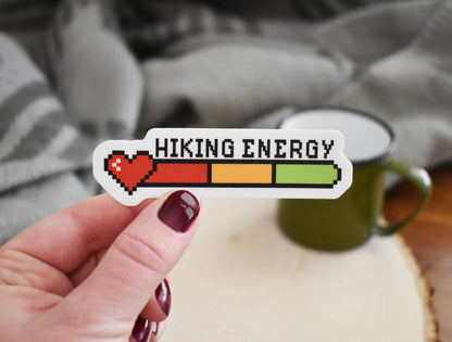 Hiking Energy Sticker