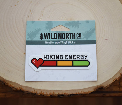 Hiking Energy Sticker