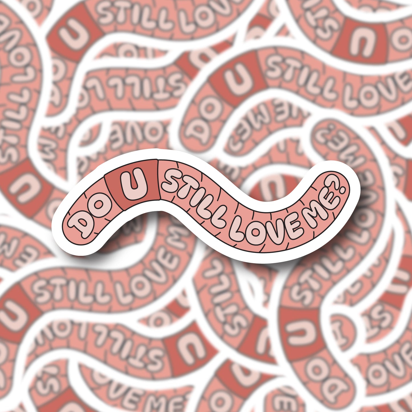 If I Was A Worm Sticker