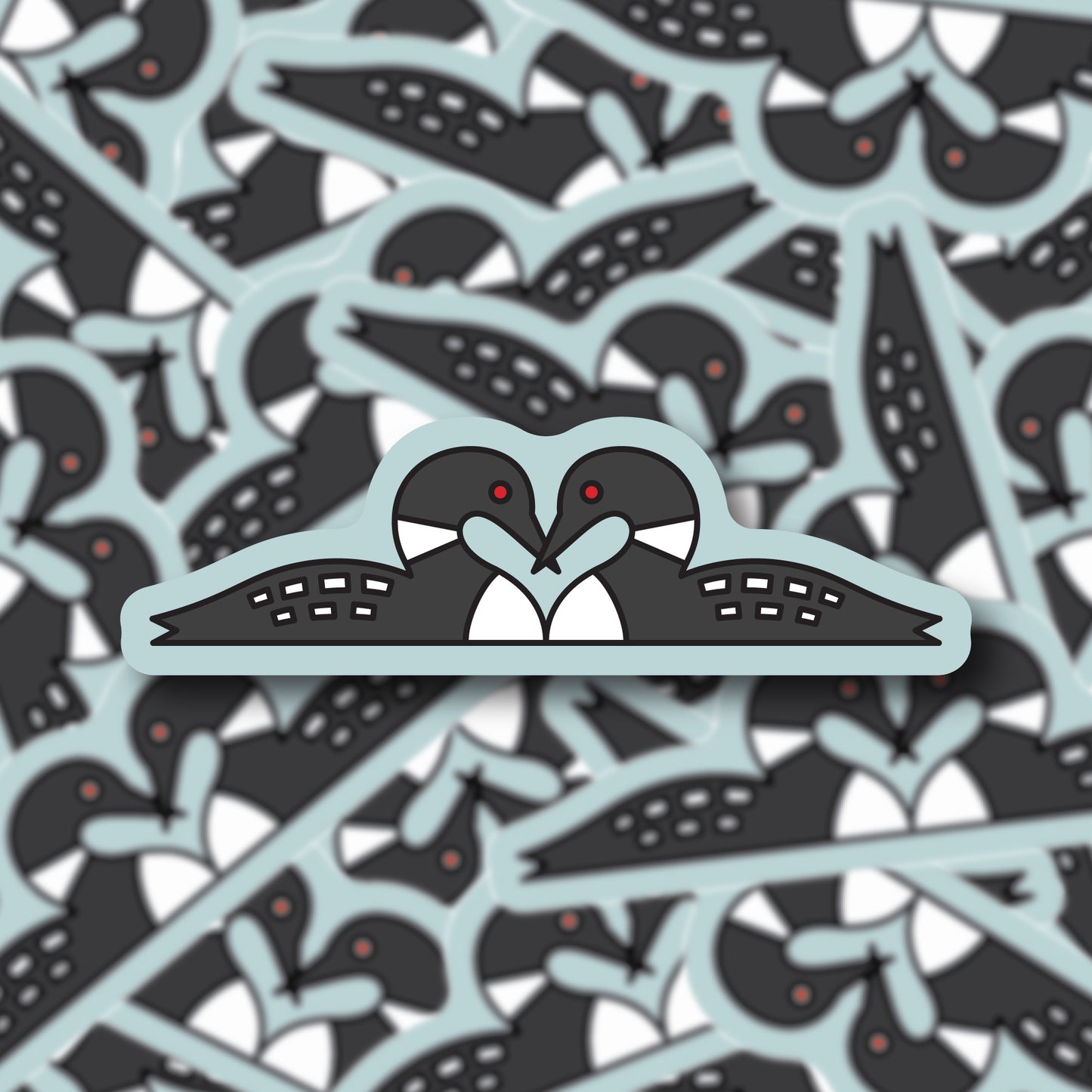 Loon Love Sticker