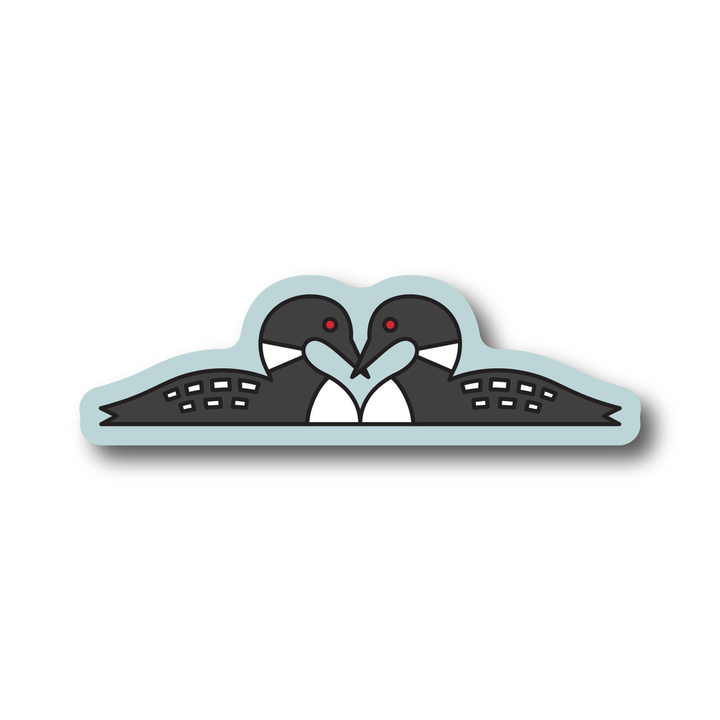 Loon Love Sticker