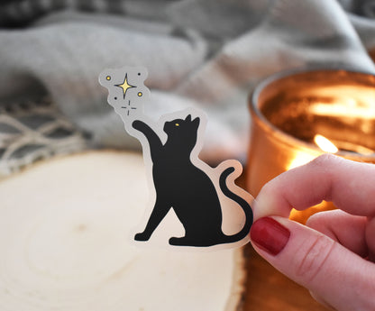 Magical Cat Clear Sticker