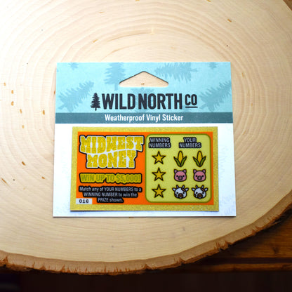 Midwest Money Scratch Off Sticker