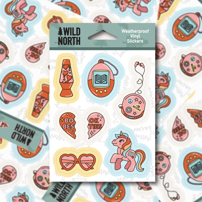 Millenial Bookish Sticker Sheet