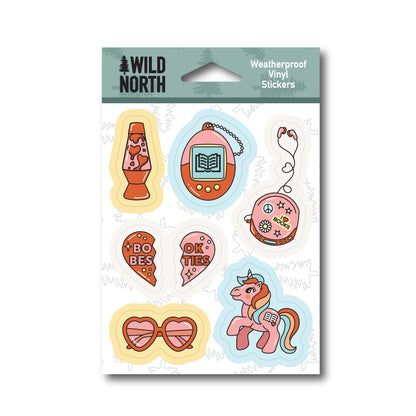 Millenial Bookish Sticker Sheet