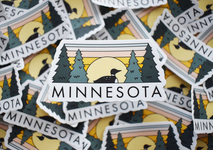 Minnesota Sunrise Sticker