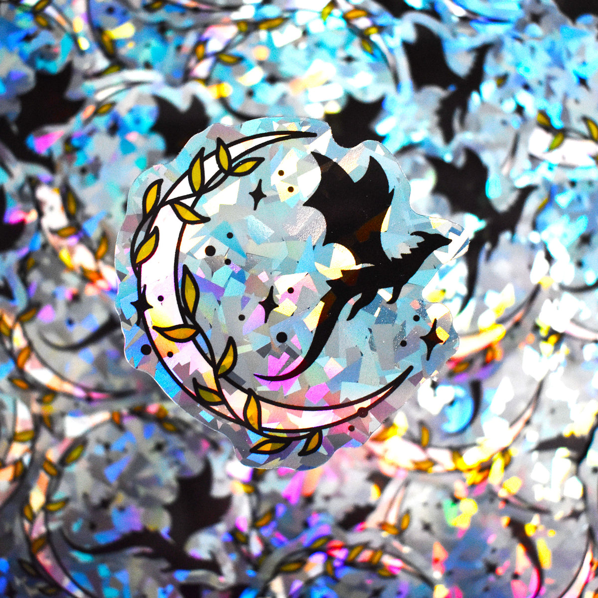 Moon Dragon Sticker