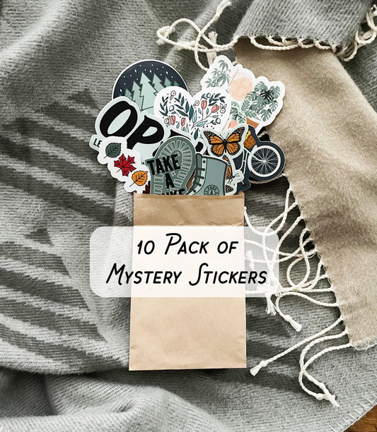 Mystery Sticker Pack - Set Of 10