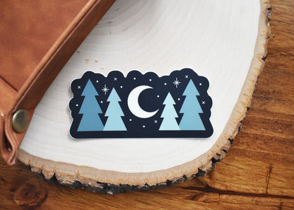 Night Forest Sticker