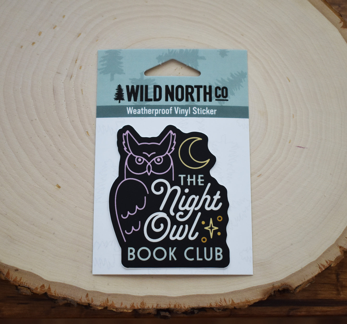 Night Owl Book Club Sticker