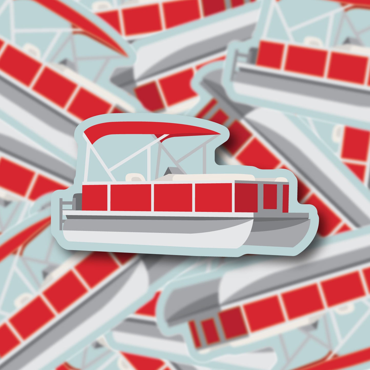Pontoon Sticker