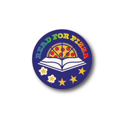 Read For Pizza Sticker
