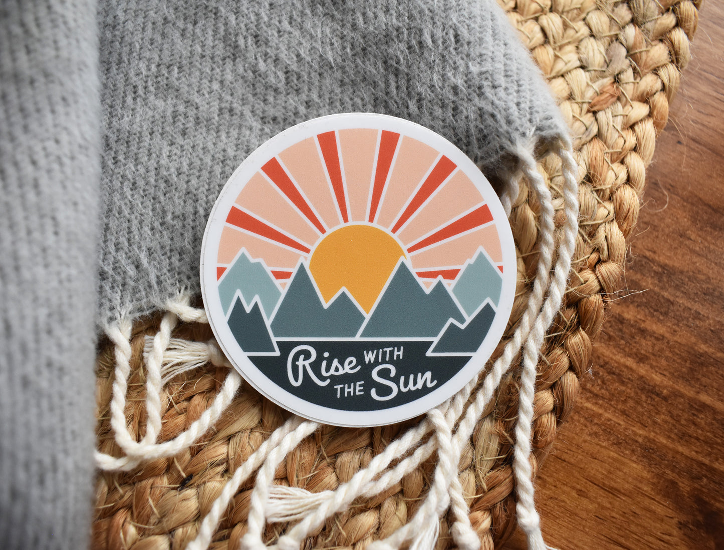Rise With The Sun Sticker