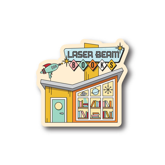 Sci-Fi Bookstore Sticker