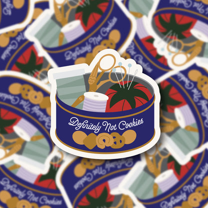 Sewing Tin Sticker