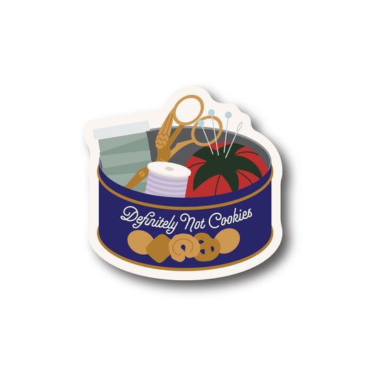 Sewing Tin Sticker