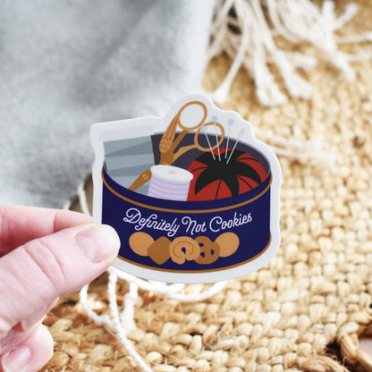 Sewing Tin Sticker