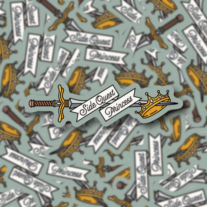 Side Quest Princess Sticker