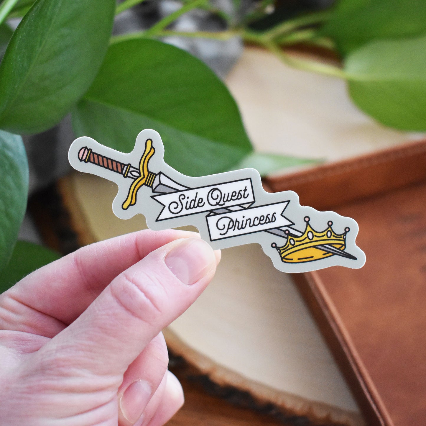 Side Quest Princess Sticker