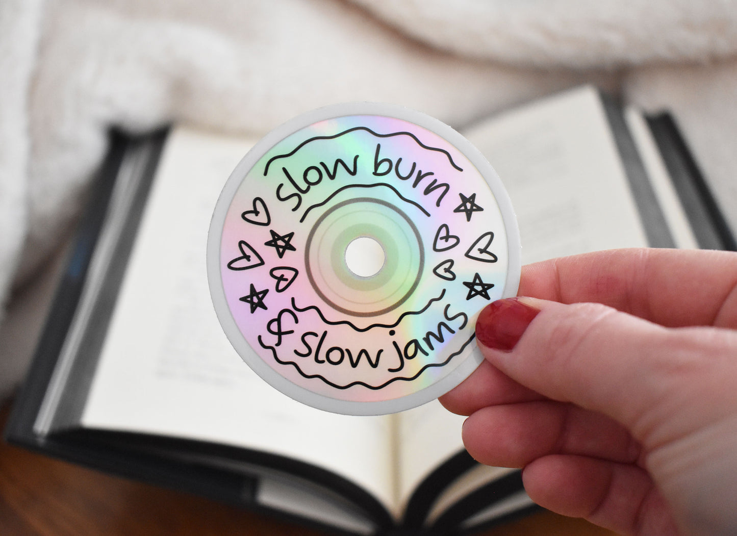 Slow Burn CD Holographic Sticker