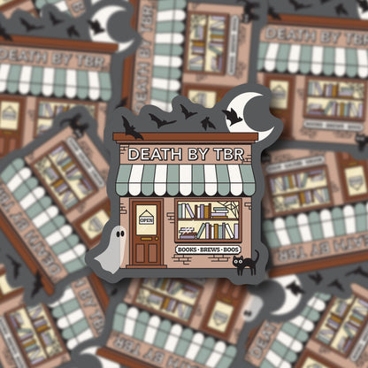 Spooky Bookstore Sticker