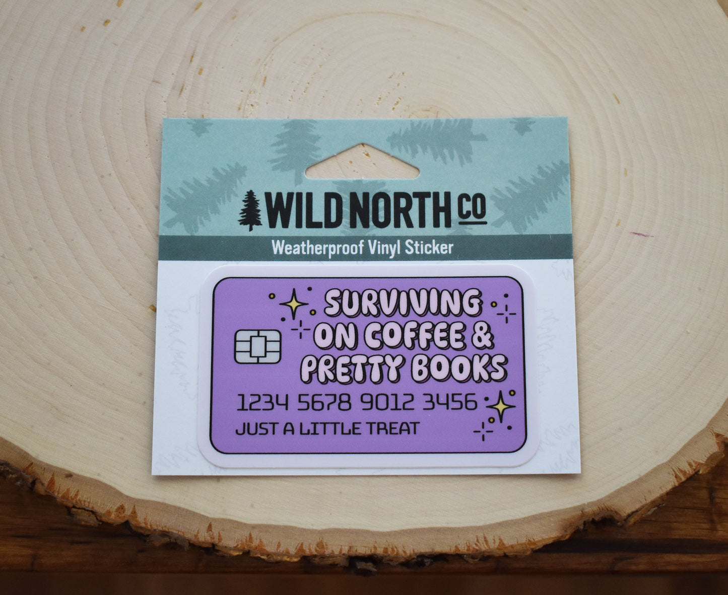 Surviving On Coffee And Books Sticker