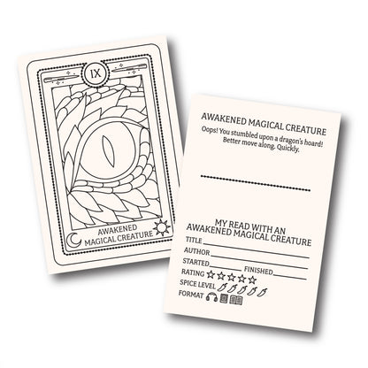 The Fantasy Reader's Tarot Coloring Book