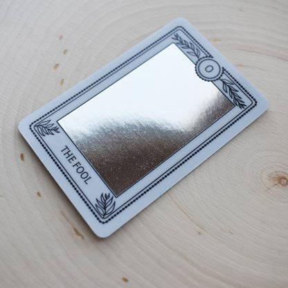 The Fool Mirror Sticker