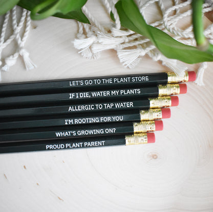 The Houseplant Collection Pencil Set