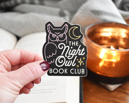 Night Owl Book Club Sticker