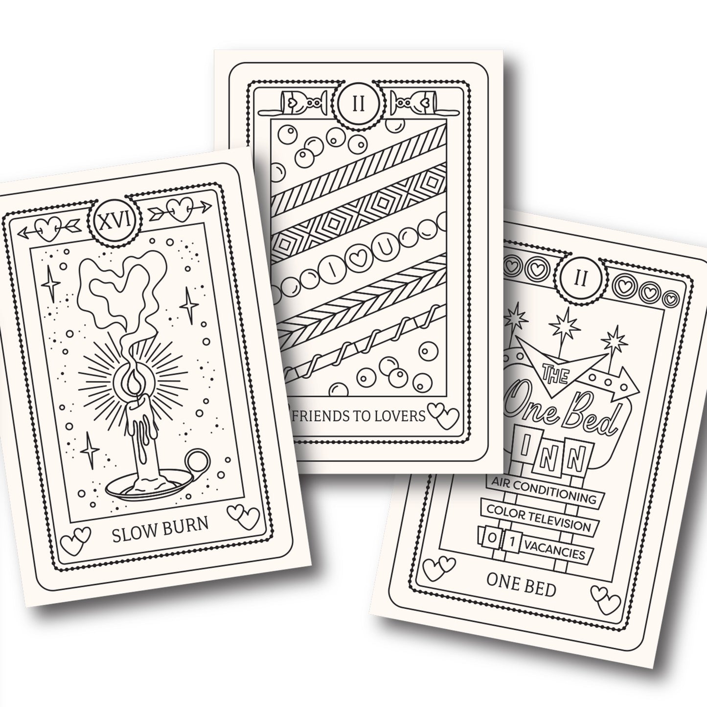 Scratch And Dent - The Romance Reader's Tarot Coloring Book