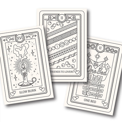 Scratch And Dent - The Romance Reader's Tarot Coloring Book