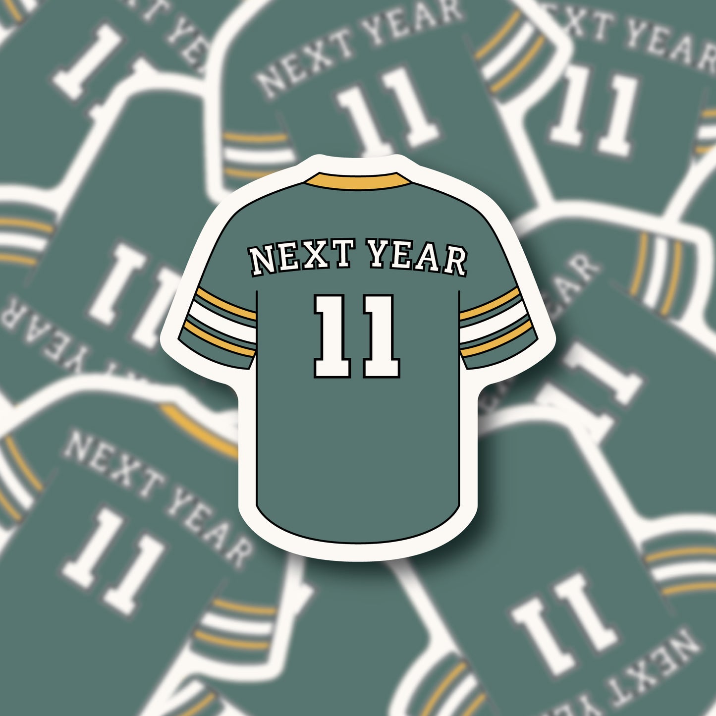 WI Football Next Year Sticker