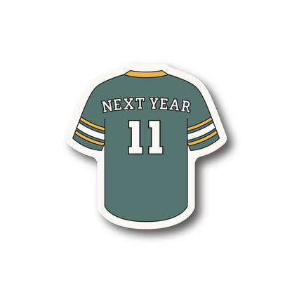 WI Football Next Year Sticker