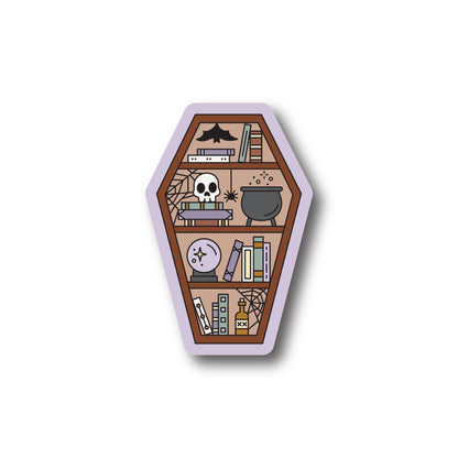 Witchy Bookshelf Sticker